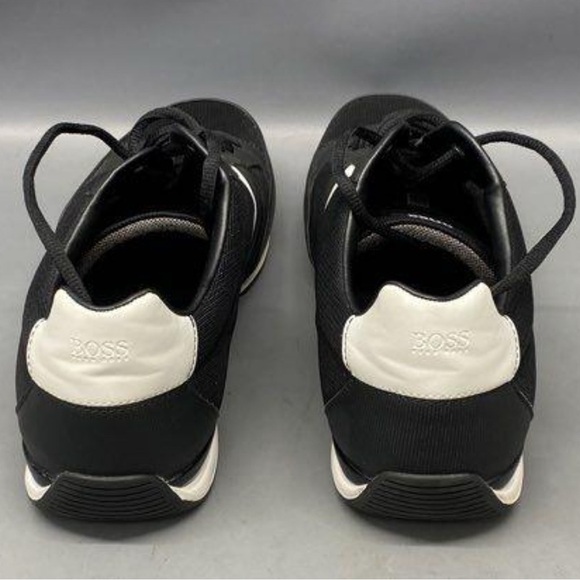 HUGO BOSS BLACK MENS SHOES SATURN MESH SNEAKERS SZ 46 - Picture 5 of 5